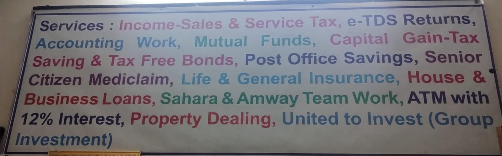 TAX, INSURANCE & INVESTMENT CONSULTANTS