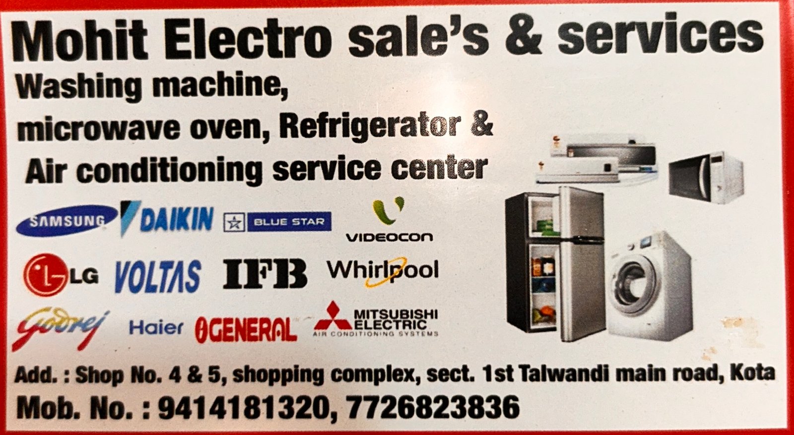 Mohit electro sale and services